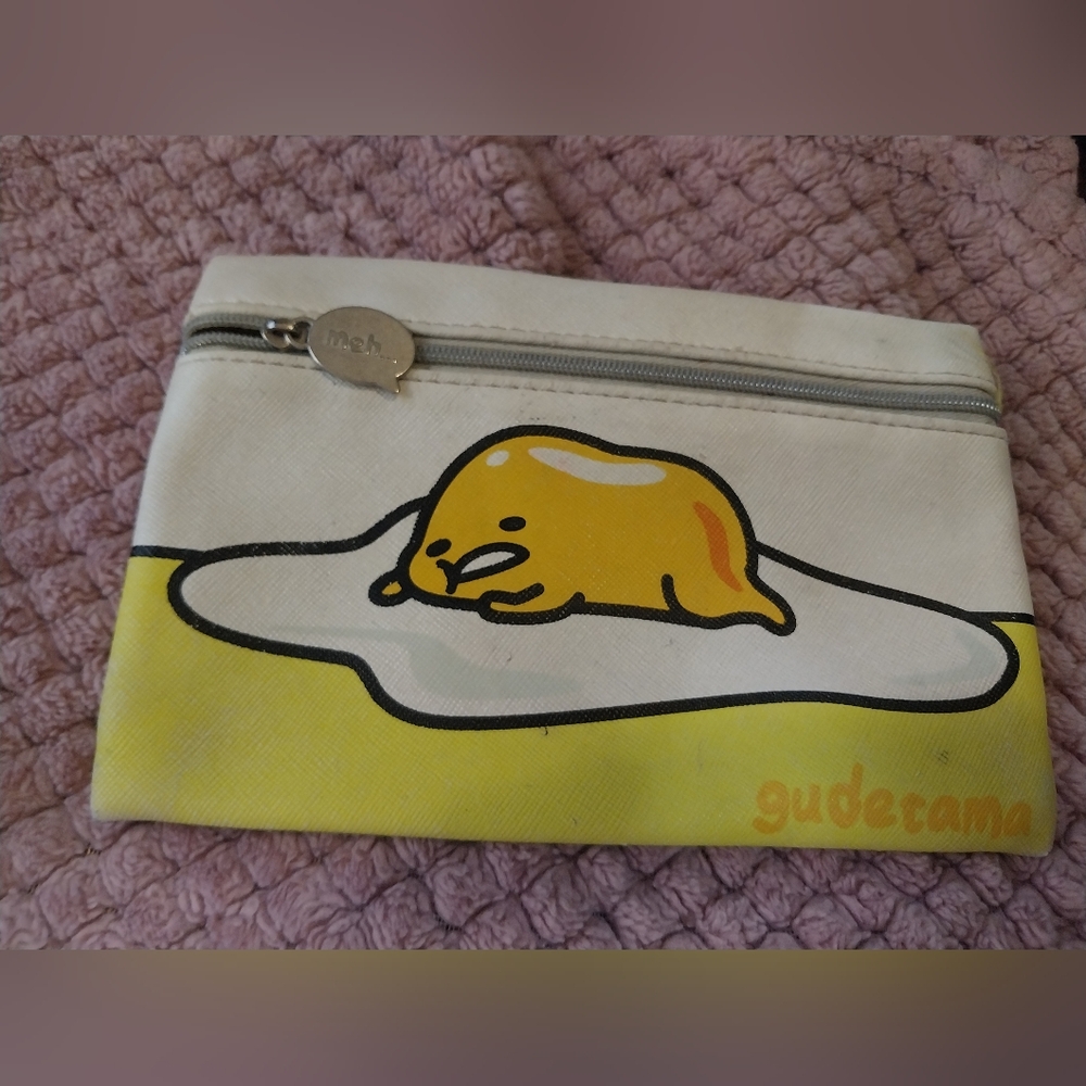Gudetama makeup bag/pencil case